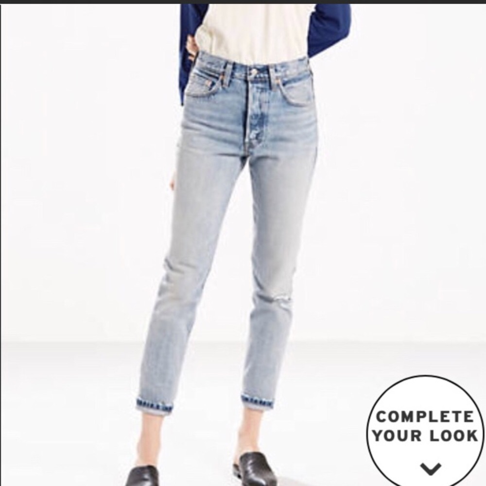 Levi’s 501 Skinny/Straight Summer Dune Sz 24/25